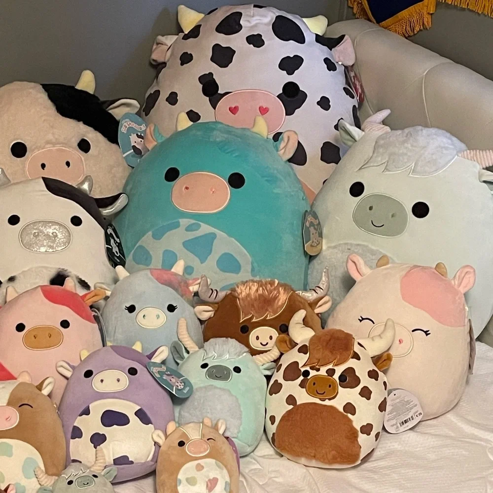 NWT Squishmallows cow collection - Picture 4 of 4